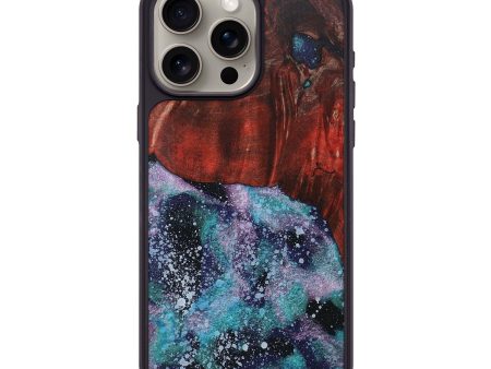 iPhone 15 Pro Max Wood+Resin Phone Case - Ezekiel (Cosmos, 670903) For Cheap