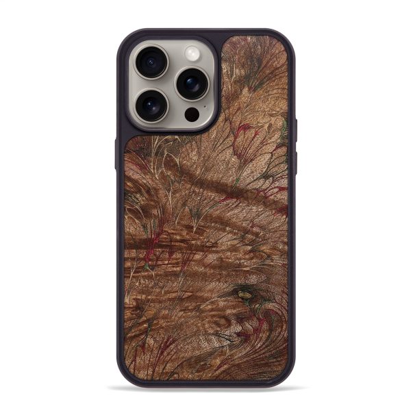 iPhone 15 Pro Max Wood+Resin Phone Case - Caitlin (Harvest, 667965) Hot on Sale