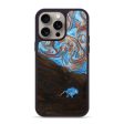 iPhone 15 Pro Max Wood+Resin Phone Case - Lennox (Teal & Gold, 669150) Discount