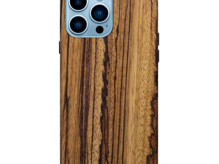 iPhone 14 Pro Max Wood+Resin Live Edge Phone Case - Aleah (Wood Burl, 670801) Discount