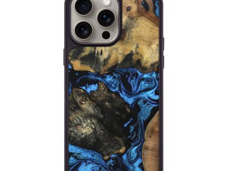 iPhone 15 Pro Max Wood+Resin Phone Case - Serena (Mosaic, 669334) For Cheap