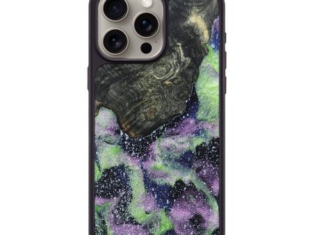 iPhone 15 Pro Max Wood+Resin Phone Case - Elliot (Cosmos, 670916) Online now