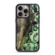 iPhone 15 Pro Max Wood+Resin Phone Case - Blair (Green, 670640) on Sale