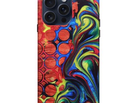 iPhone 15 Pro Max Wood+Resin Live Edge Phone Case - Sofia (Pattern, 671215) Cheap