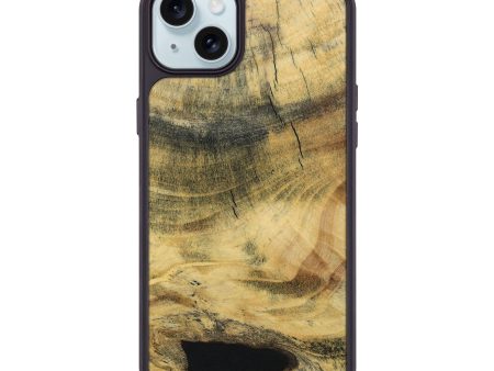 iPhone 15 Plus Wood+Resin Phone Case - Dayanara (Wood Burl, 670358) For Sale