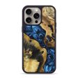 iPhone 15 Pro Max Wood+Resin Phone Case - Nora (Blue, 669378) Online now