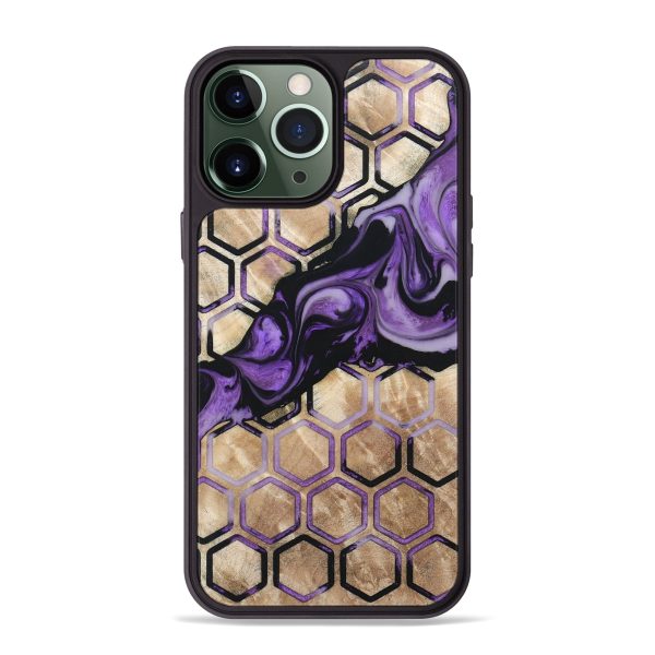 iPhone 13 Pro Max Wood+Resin Phone Case - Antoinette (Pattern, 670846) Online Hot Sale