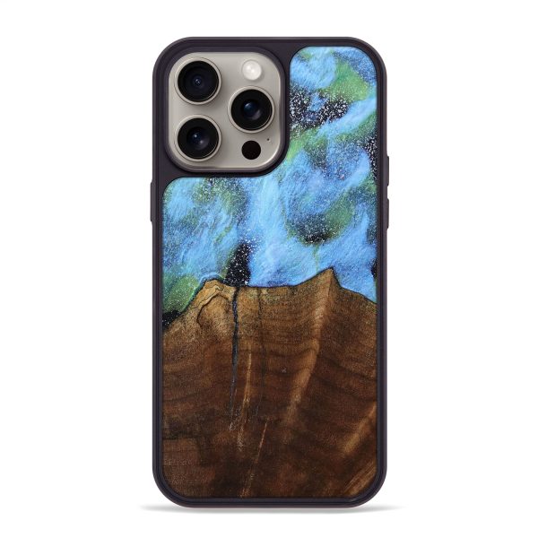 iPhone 15 Pro Max Wood+Resin Phone Case - Juniper (Cosmos, 669823) Sale