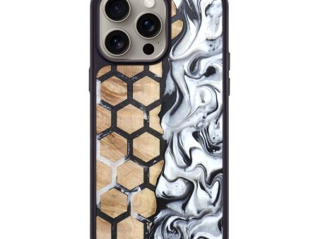 iPhone 15 Pro Max Wood+Resin Phone Case - Piper (Pattern, 669285) Supply