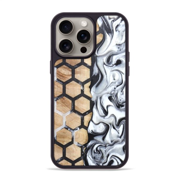 iPhone 15 Pro Max Wood+Resin Phone Case - Piper (Pattern, 669285) Supply