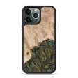 iPhone 13 Pro Max Wood+Resin Phone Case - Lila (Green, 670460) Online Hot Sale