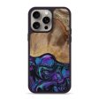 iPhone 15 Pro Max Wood+Resin Phone Case - Marion (Purple, 667493) For Discount