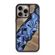 iPhone 15 Pro Max Wood+Resin Phone Case - Tabitha (Blue, 669709) Sale