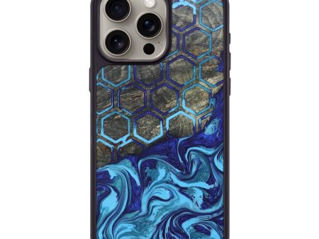 iPhone 15 Pro Max Wood+Resin Phone Case - Savannah (Pattern, 671527) Cheap