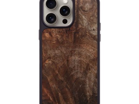 iPhone 15 Pro Max Wood+Resin Phone Case - Everett (Wood Burl, 670361) For Discount