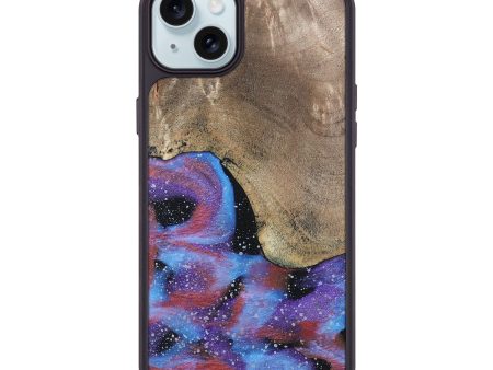 iPhone 15 Plus Wood+Resin Phone Case - Alyssa (Cosmos, 670921) Sale