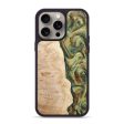 iPhone 15 Pro Max Wood+Resin Phone Case - Max (Green, 670468) Fashion