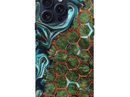 iPhone 15 Pro Max Wood+Resin Live Edge Phone Case - Tate (Pattern, 668548) Supply