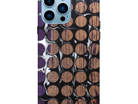 iPhone 14 Pro Max Wood+Resin Live Edge Phone Case - Mckinley (Pattern, 669979) Online now