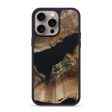 iPhone 15 Pro Max Wood+Resin Phone Case - Joanna (Pure Black, 670295) Hot on Sale