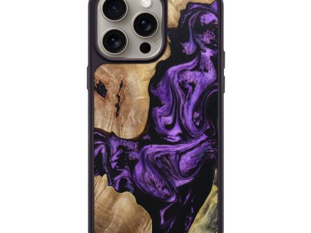 iPhone 15 Pro Max Wood+Resin Phone Case - Edmund (Mosaic, 667480) Supply