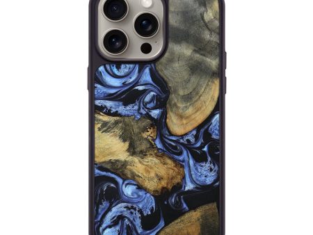 iPhone 15 Pro Max Wood+Resin Phone Case - Opal (Mosaic, 669923) Discount