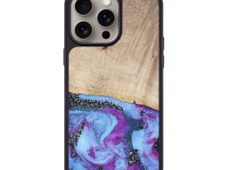 iPhone 15 Pro Max Wood+Resin Phone Case - Cadence (Cosmos, 670203) Sale