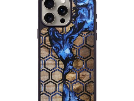 iPhone 15 Pro Max Wood+Resin Phone Case - Elaine (Pattern, 670848) Hot on Sale