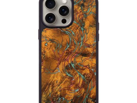 iPhone 15 Pro Max Wood+Resin Phone Case - Ariel (Harvest, 667986) Online now