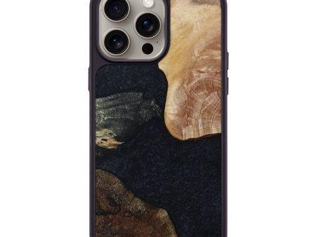 iPhone 15 Pro Max Wood+Resin Phone Case - Kira (Mosaic, 667408) Hot on Sale