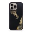 iPhone 15 Pro Max Wood+Resin Phone Case - Christi (Pure Black, 669854) Cheap