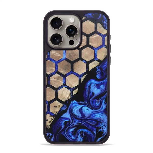 iPhone 15 Pro Max Wood+Resin Phone Case - Drew (Pattern, 670634) Supply