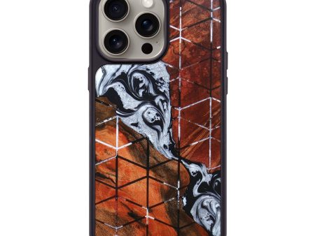 iPhone 15 Pro Max Wood+Resin Phone Case - Eileen (Pattern, 667762) For Discount