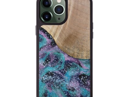 iPhone 13 Pro Max Wood+Resin Phone Case - Shaun (Cosmos, 670914) Online Hot Sale