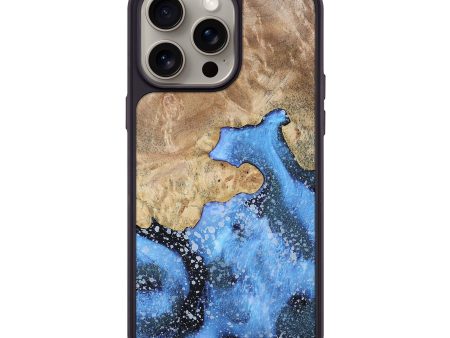 iPhone 15 Pro Max Wood+Resin Phone Case - Ethel (Cosmos, 669815) For Discount