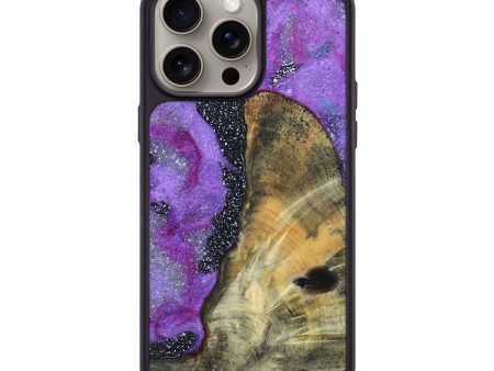 iPhone 15 Pro Max Wood+Resin Phone Case - Scarlett (Cosmos, 669346) on Sale