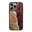 iPhone 15 Pro Max Wood+Resin Phone Case - Nolan (Red, 671101) Fashion