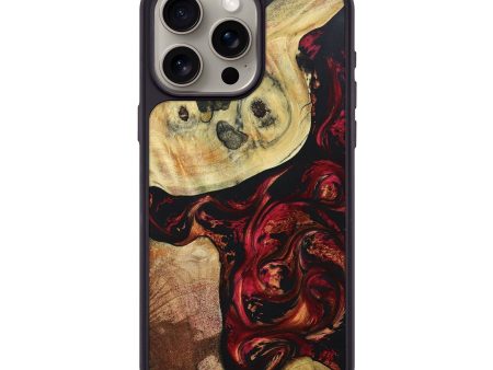 iPhone 15 Pro Max Wood+Resin Phone Case - Gordon (Mosaic, 670580) Hot on Sale