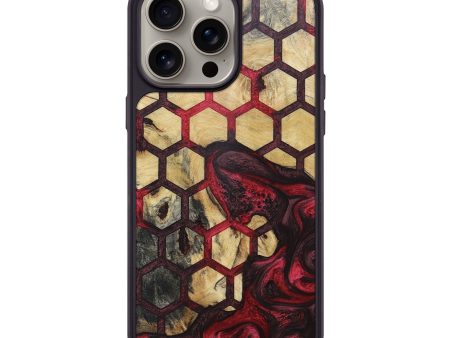 iPhone 15 Pro Max Wood+Resin Phone Case - Dwayne (Pattern, 669287) For Discount