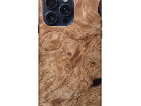 iPhone 15 Pro Max Wood+Resin Live Edge Phone Case - Aitana (Wood Burl, 670012) Online