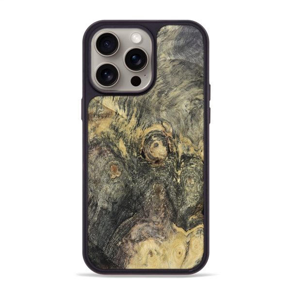 iPhone 15 Pro Max Wood+Resin Phone Case - William (Wood Burl, 669655) Online Sale