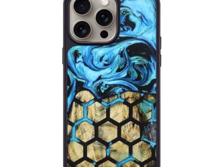 iPhone 15 Pro Max Wood+Resin Phone Case - Callum (Pattern, 667767) on Sale