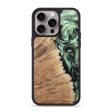 iPhone 15 Pro Max Wood+Resin Phone Case - Ebony (Green, 667921) Online now