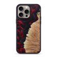 iPhone 15 Pro Max Wood+Resin Phone Case - Chuck (Red, 667385) Online Hot Sale