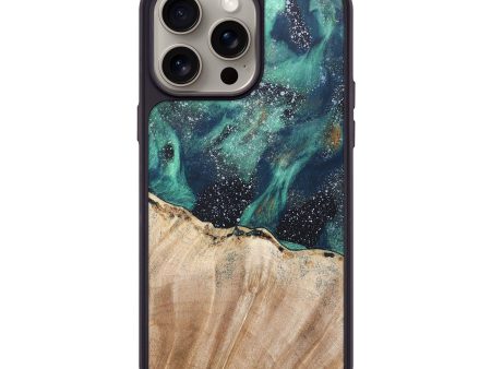 iPhone 15 Pro Max Wood+Resin Phone Case - Adrianna (Cosmos, 670225) Sale