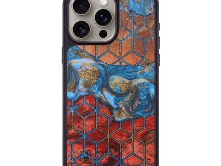 iPhone 15 Pro Max Wood+Resin Phone Case - Caitlyn (Pattern, 671523) Cheap