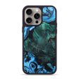 iPhone 15 Pro Max Wood+Resin Phone Case - Grady (Blue, 670086) Cheap