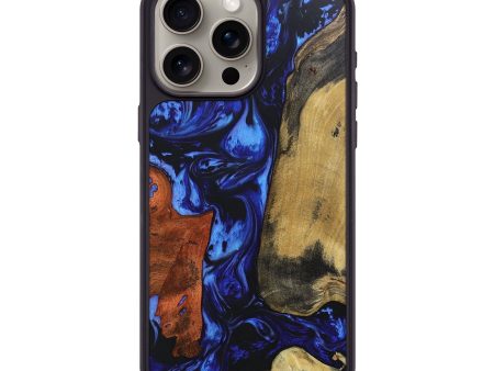 iPhone 15 Pro Max Wood+Resin Phone Case - Haisley (Mosaic, 670587) Cheap