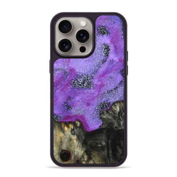 iPhone 15 Pro Max Wood+Resin Phone Case - Derrick (Cosmos, 669368) Supply