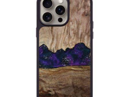 iPhone 15 Pro Max Wood+Resin Phone Case - Lorenzo (Cosmos, 667735) Online Hot Sale